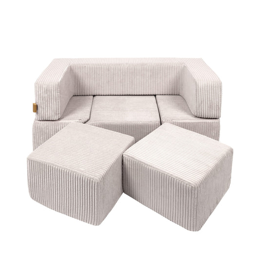 MeowBaby Spielsofa Bricks Ästhetik, 100 Bälle - eigene Farbauswahl