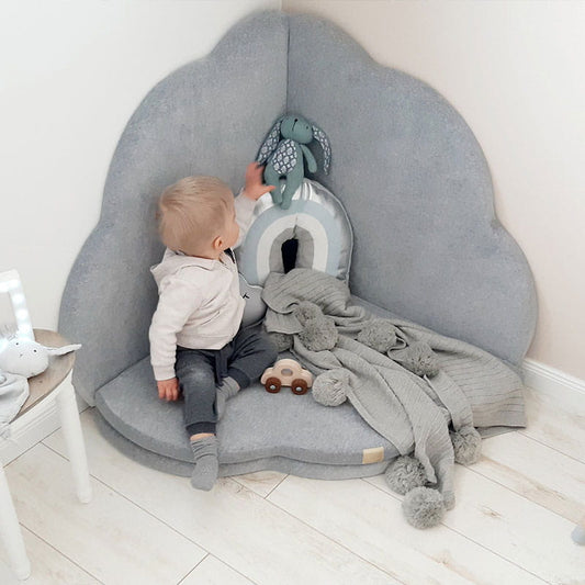 MeowBaby Spielmatte Wolke Velvet 160x160cm