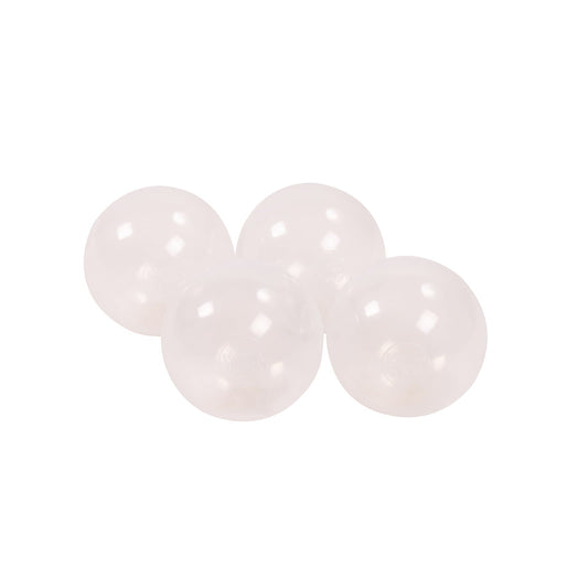 MeowBaby Ballset für Bällebad, 7cm, 50 Stck: Transparent