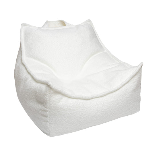 MeowBaby Kindersessel eckig - Premium Bouclé