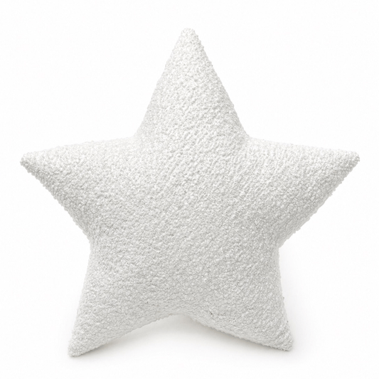 MeowBaby Deko-Kissen Stern - Soft Bouclé Edition