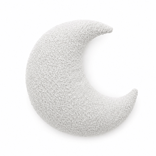 MeowBaby Deko-Kissen Mond - Soft Bouclé Edition