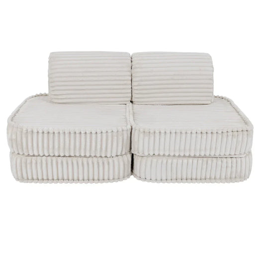 MeowBaby Spielsofa Mini Basic Churros - Plüschcord Edition