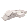 MeowBaby Spielsofa Bricks Ästhetik, 100 Bälle - eigene Farbauswahl