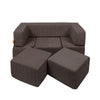 MeowBaby Spielsofa Bricks Ästhetik, 100 Bälle - eigene Farbauswahl