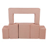 MeowBaby Spielsofa Bricks Ästhetik, 100 Bälle - eigene Farbauswahl