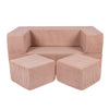 MeowBaby Spielsofa Ästhetik Cord Cube - Classic Cord Edition