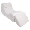 MeowBaby Sitzsack Wave Lounger Churro - creme/weiss