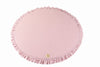 MeowBaby Spielmatte Velvet mit Volant 100cm kreisförmig