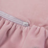 MeowBaby Spielmatte Velvet mit Volant 100cm kreisförmig