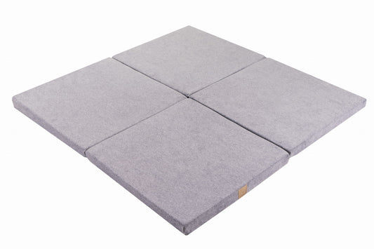 MeowBaby Spielmatte Velvet quadratisch 120x120cm