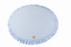 MeowBaby Spielmatte Velvet mit Volant 100cm kreisförmig