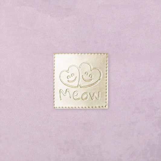 MeowBaby Überzug für Bällebad 90x30cm, Velvet, Pastelrosa