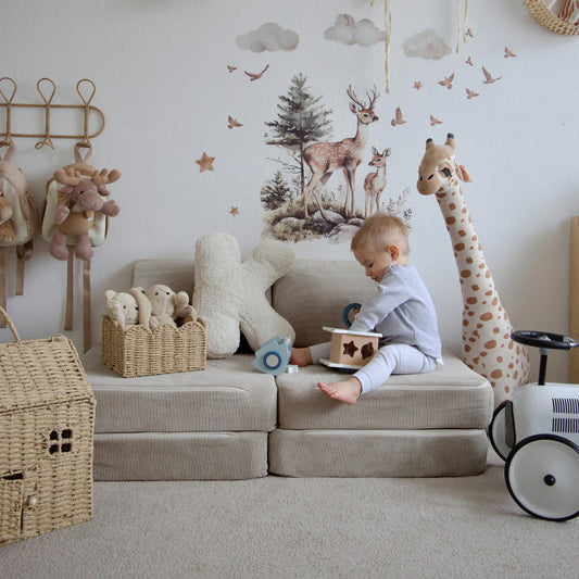 MeowBaby Spielsofa Mini Basic Cord Premium - Slim Cord Edition