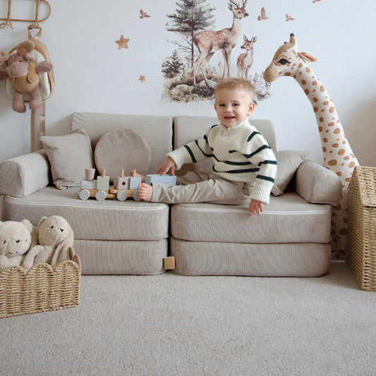 MeowBaby Spielsofa Mini Plus Cord Premium - Slim Cord Edition