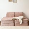 MeowBaby Spielsofa Ästhetik Cord Mini Basic - Classic Cord Edition