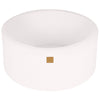 MeowBaby Bällebad Bouclé cremé/weiss 90x40 cm, 300 Bälle - eigene Farbauswahl