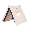 MeowBaby Haus mit faltbarer Kinderleiter 60x61 cm