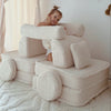 MeowBaby Spielsofa Mini Plus Bearly - Soft Teddy Edition