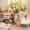 MeowBaby 2-in-1 Montessori-Bücherregal Cloudy