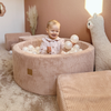 MeowBaby Schaumspielset Ästhetik Cord mit Bällebad, 200 Bälle - eigene Farbauswahl