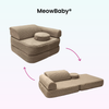 Meowbaby Kindersessel 3‑in‑1 Dune - Faltbare Kindercouch & Spielmatratze