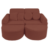 MeowBaby Spielsofa Mini Max Bearly - Soft Teddy Edition