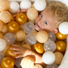 MeowBaby Schaumspielset Bouclé 3 Elemente - cremé/weiss