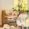 MeowBaby 2-in-1 Montessori-Bücherregal Cloudy