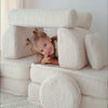 MeowBaby Spielsofa Mini Plus Bearly - Soft Teddy Edition