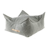 MeowBaby Sitzpouf für Kinder Quadratisch Premium Cord - Slim Cord Edition