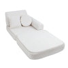 MeowBaby Spielsofa Mini Plus Premium Bouclé - cremé/weiss
