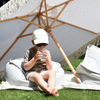 MeowBaby Outzy Sitzpouf für Kinder rund - Outdoor Living Edition