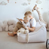 MeowBaby Kindersessel Bearly eckig - Soft Teddy Edition