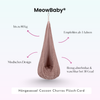 MeowBaby Hängesessel Cocoon Churros Plüsch-Cord