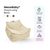 MeowBaby Kindersessel Bearly eckig - Soft Teddy Edition