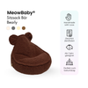 MeowBaby Kindersessel Bearly Bären-Sitzsack - Soft Teddy Edition