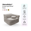 Meowbaby Kindersessel 3‑in‑1 Dune - Faltbare Kindercouch & Spielmatratze