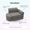 Meowbaby Kindersessel 3‑in‑1 Outzy - Faltbare Kindercouch & Spielmatratze - Outdoor Living Edition