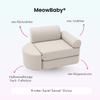 Meowbaby Kindersessel 3‑in‑1 Outzy - Faltbare Kindercouch & Spielmatratze - Outdoor Living Edition
