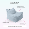 MeowBaby Kindersessel eckig - Slim Cord Edition