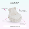MeowBaby Kindersessel Bären-Sitzsack Churros - Plüsch-Cord Edition