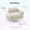 Meowbaby Kindersessel 3‑in‑1 Outzy - Faltbare Kindercouch & Spielmatratze - Outdoor Living Edition