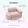 Meowbaby Kindersessel 3‑in‑1 Outzy - Faltbare Kindercouch & Spielmatratze - Outdoor Living Edition