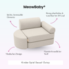 Meowbaby Kindersessel 3‑in‑1 Outzy - Faltbare Kindercouch & Spielmatratze - Outdoor Living Edition
