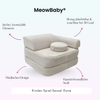 Meowbaby Kindersessel 3‑in‑1 Dune - Faltbare Kindercouch & Spielmatratze