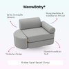 Meowbaby Kindersessel 3‑in‑1 Outzy - Faltbare Kindercouch & Spielmatratze - Outdoor Living Edition