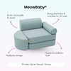Meowbaby Kindersessel 3‑in‑1 Outzy - Faltbare Kindercouch & Spielmatratze - Outdoor Living Edition