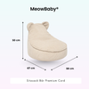 MeowBaby Kindersessel Bären-Sitzsack Cord Premium - Slim Cord Edition
