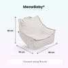 MeowBaby Kindersessel eckig - Premium Bouclé